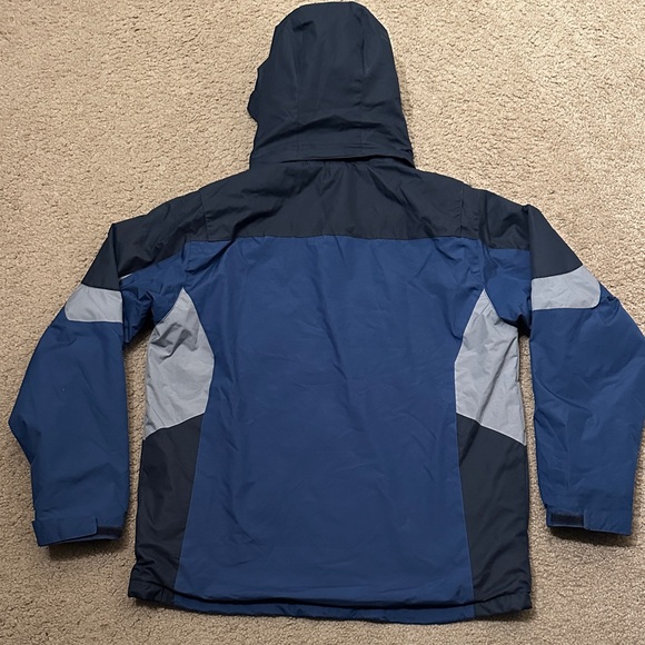 Outdoor Life Mens Full Zip Up Hooded Performance Jacket Blue Gray Size M - Picture 2 of 8